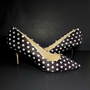 Liz Claiborne Black & White Polka Dots